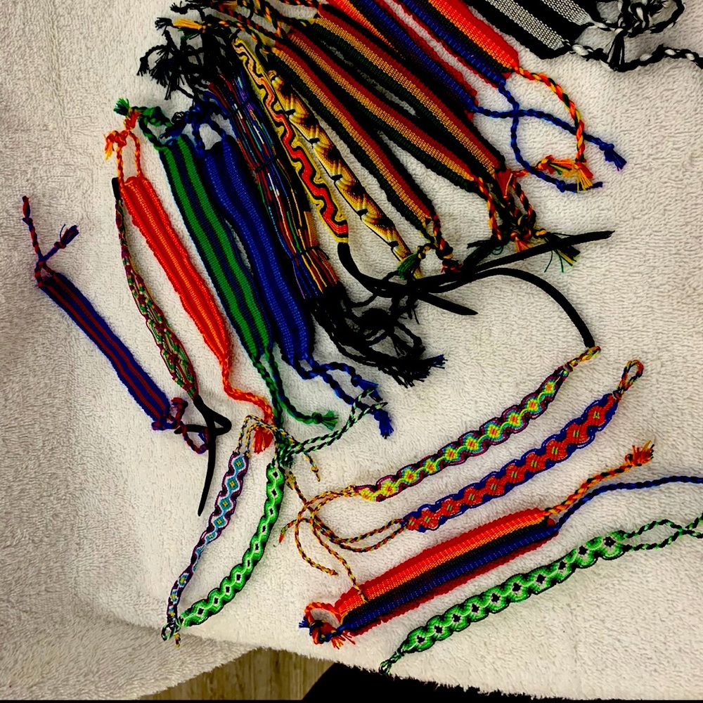 Authentic Guatemalan friendship bracelets. Brought by Beauty of Nations. $8 each